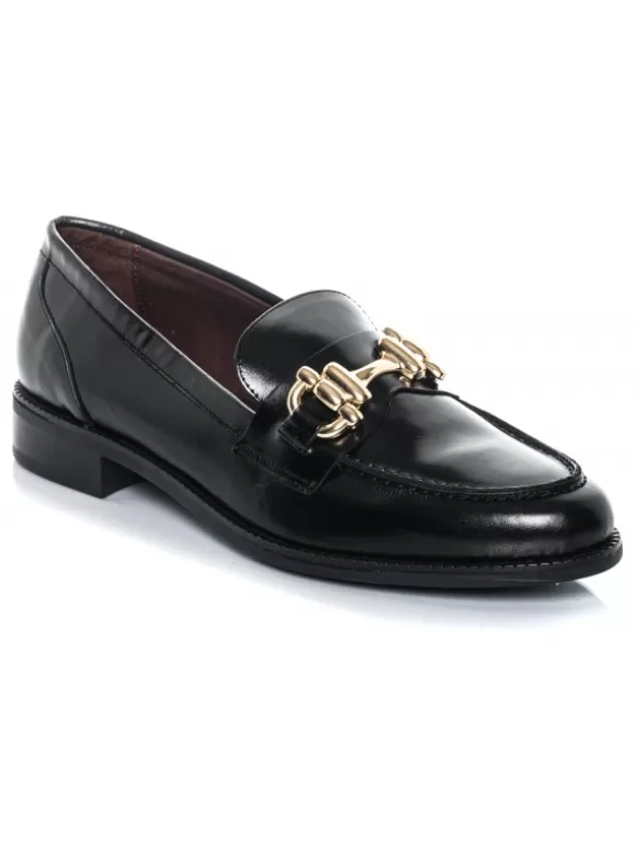 Mocasines*El Rayo Mocasin Adorno - Rayo Trends 22534 Negro