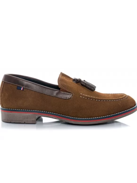 Mocasines Y Drivers*El Rayo Mocasin Borlas - R-Star 02024 Cuero