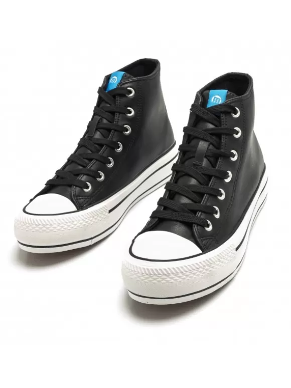 Zapatillas Deportivas*El Rayo Sneakers Tipo All Start - Mustang 60172 Negro