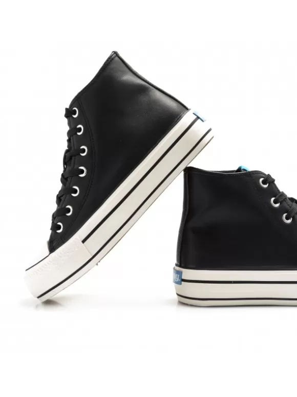 Zapatillas Deportivas*El Rayo Sneakers Tipo All Start - Mustang 60172 Negro