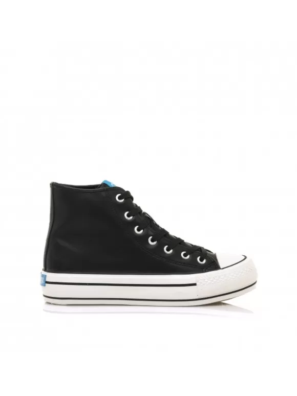 Zapatillas Deportivas*El Rayo Sneakers Tipo All Start - Mustang 60172 Negro