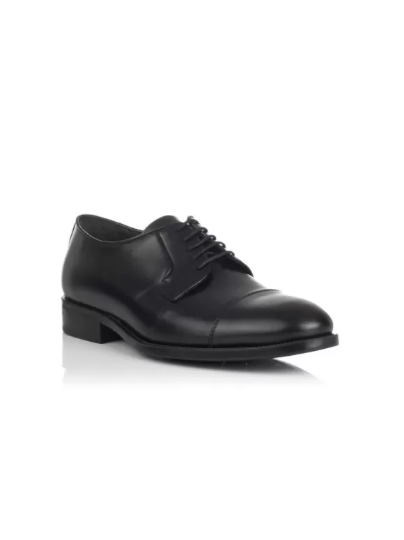Zapatos De Vestir*El Rayo Zapato Ancho Especial Cordones - Sergio Serrano 9002-Ae Negro