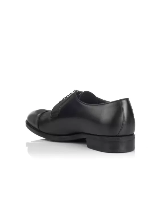 Zapatos De Vestir*El Rayo Zapato Ancho Especial Cordones - Sergio Serrano 9002-Ae Negro